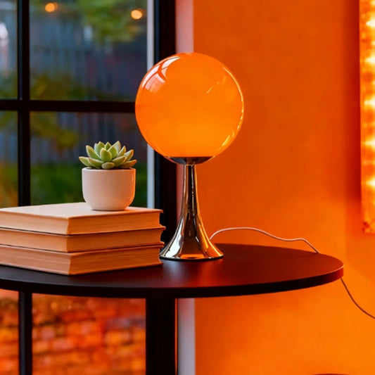 Modern Glass LED Table Lamp with Touch Control