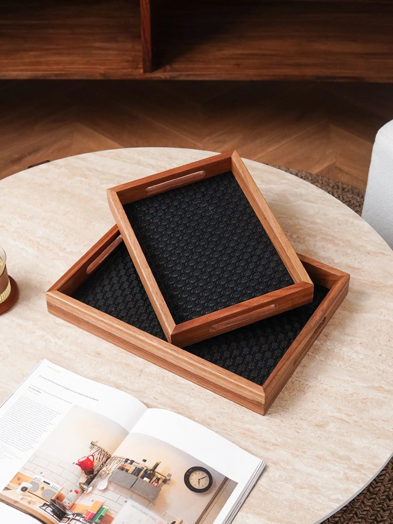 Acacia Wood Decorative Tray