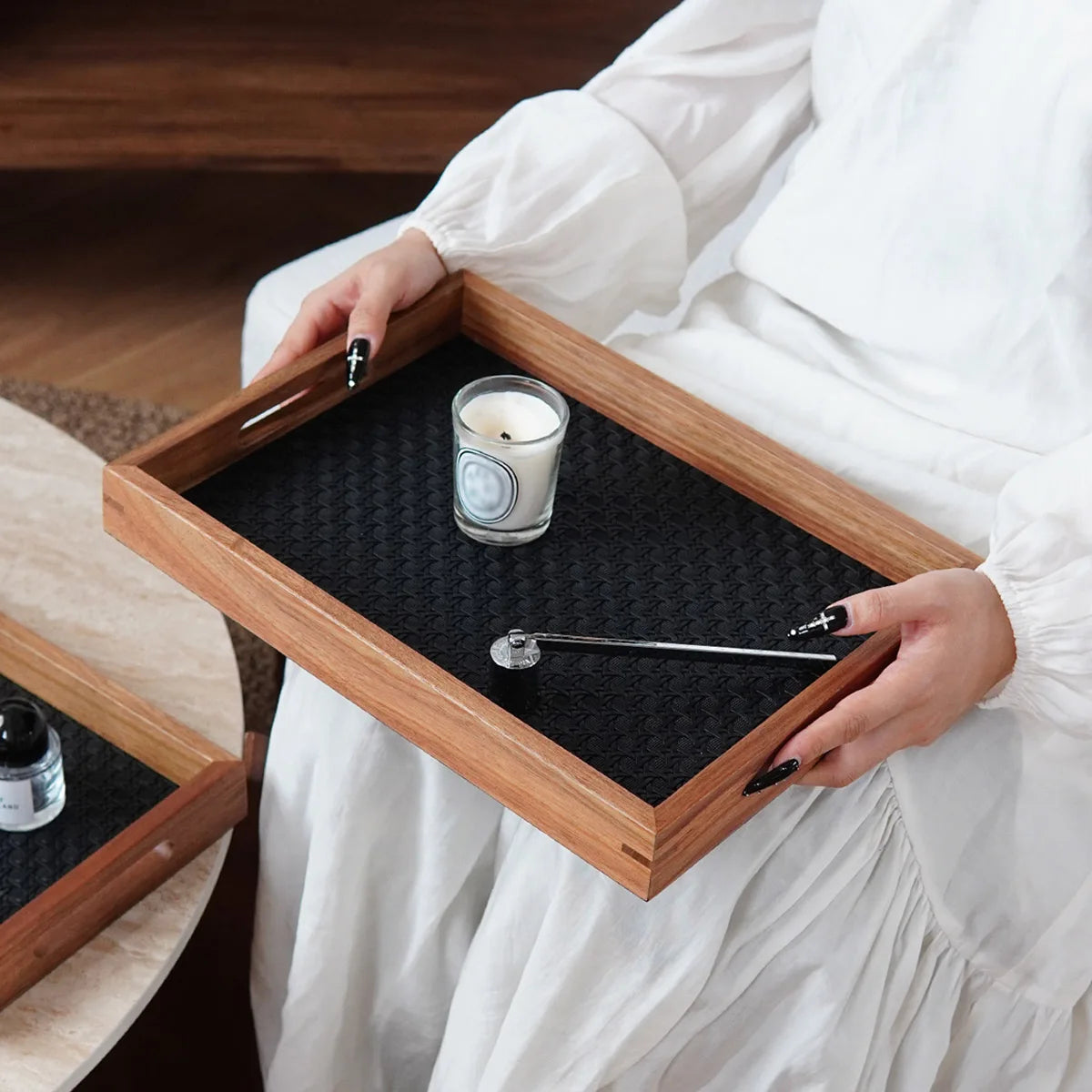 Acacia Wood Decorative Tray
