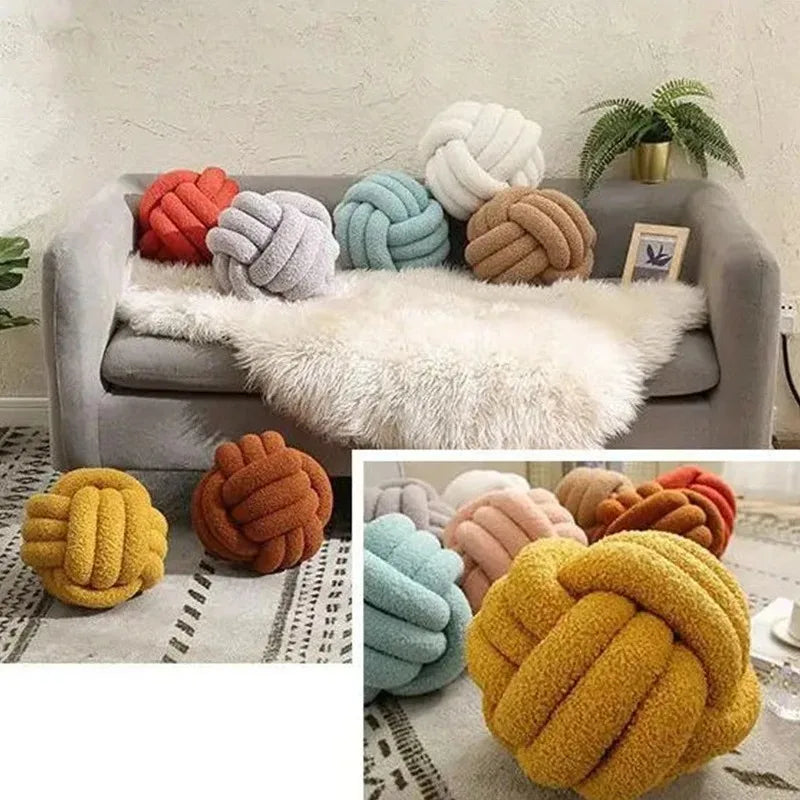 Round Decorative Knot Cushion