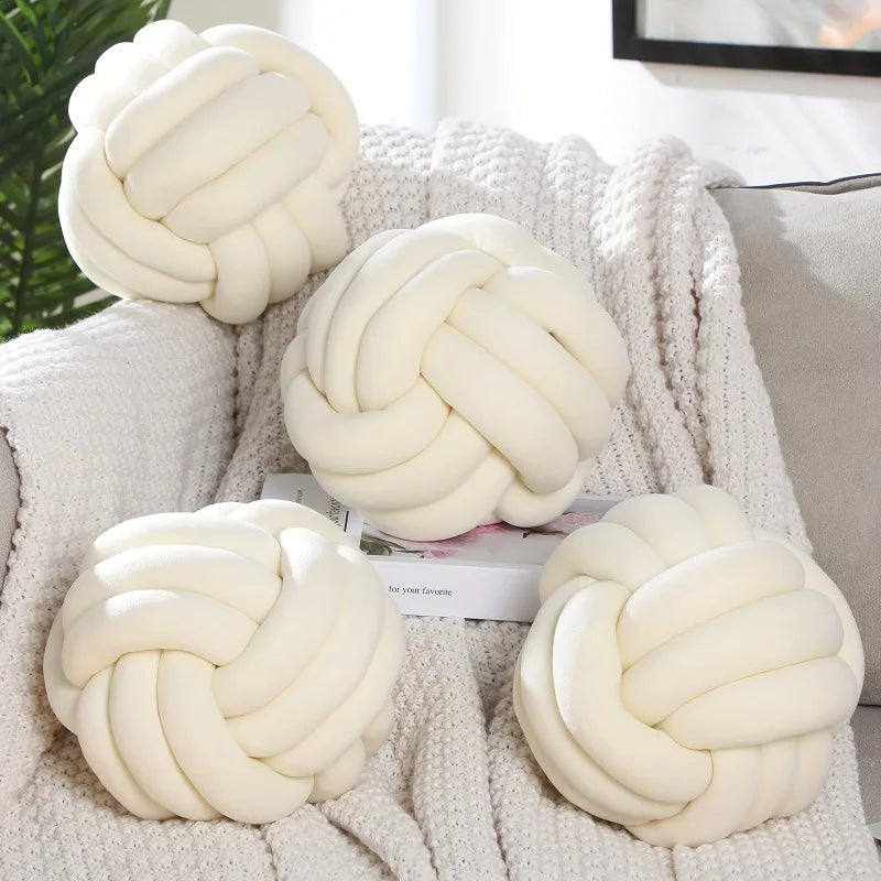 Knotted Ball Throw Pillow