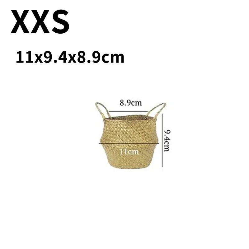 Seaweed Wicker Basket – Multi-Purpose Rattan Storage Solution