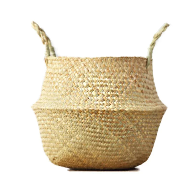Seaweed Wicker Basket – Multi-Purpose Rattan Storage Solution