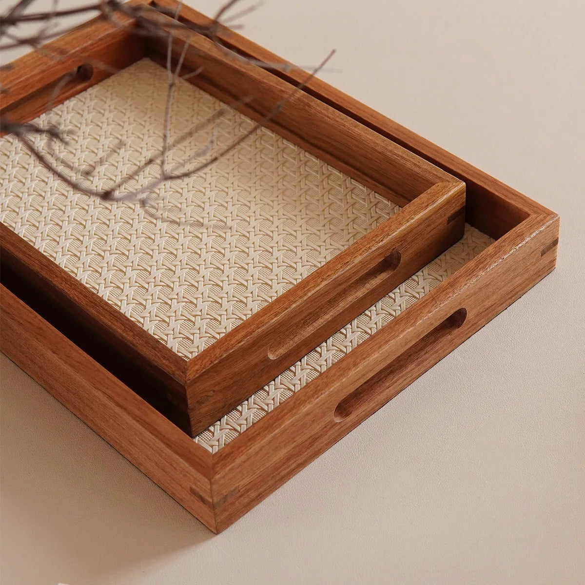 Acacia Wood Decorative Tray