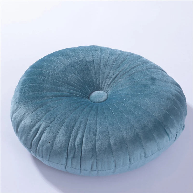 Round Pouf Throw Pillow
