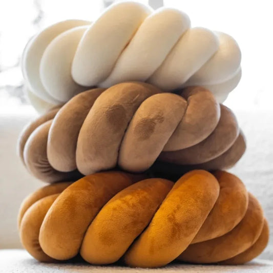 Handmade Knotted Ball Cushion