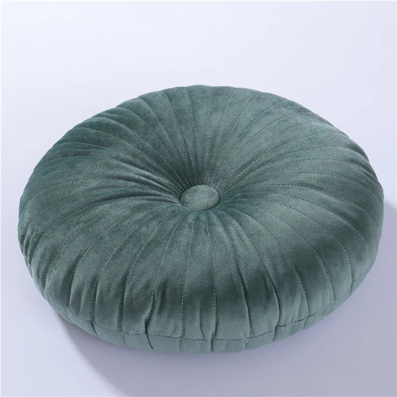 Round Pouf Throw Pillow