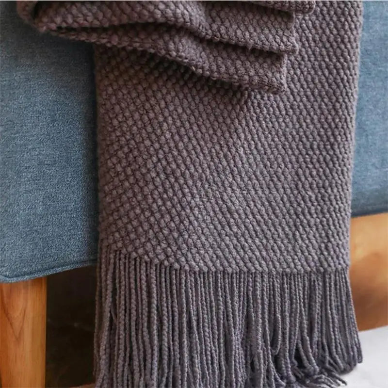 Premium Nordic Knit Throw Blanket