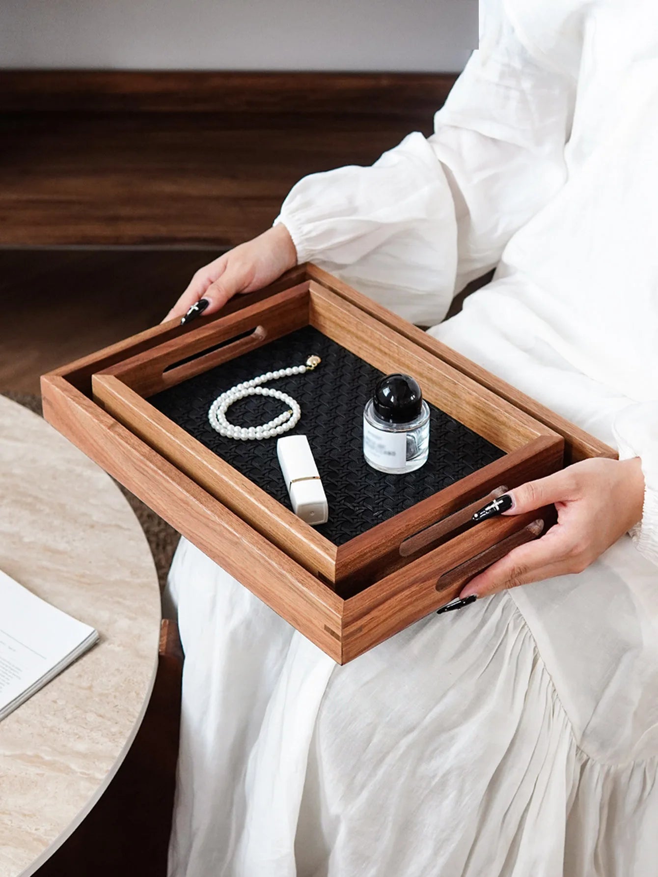 Acacia Wood Decorative Tray