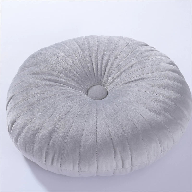 Round Pouf Throw Pillow