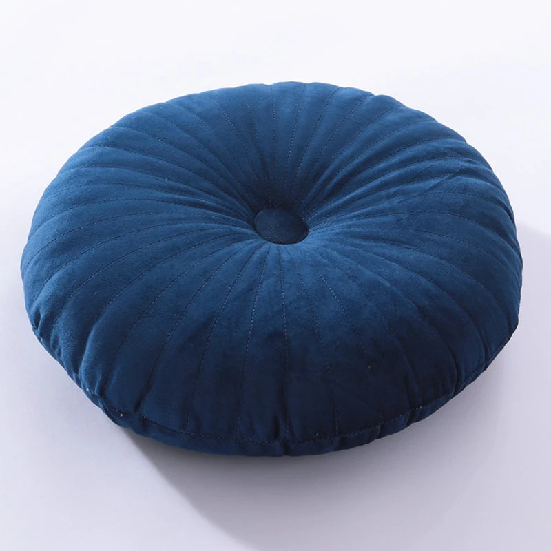 Round Pouf Throw Pillow