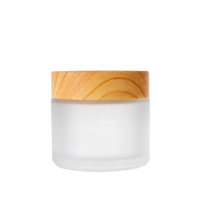 Cream Bottle Glass Cosmetic Jar