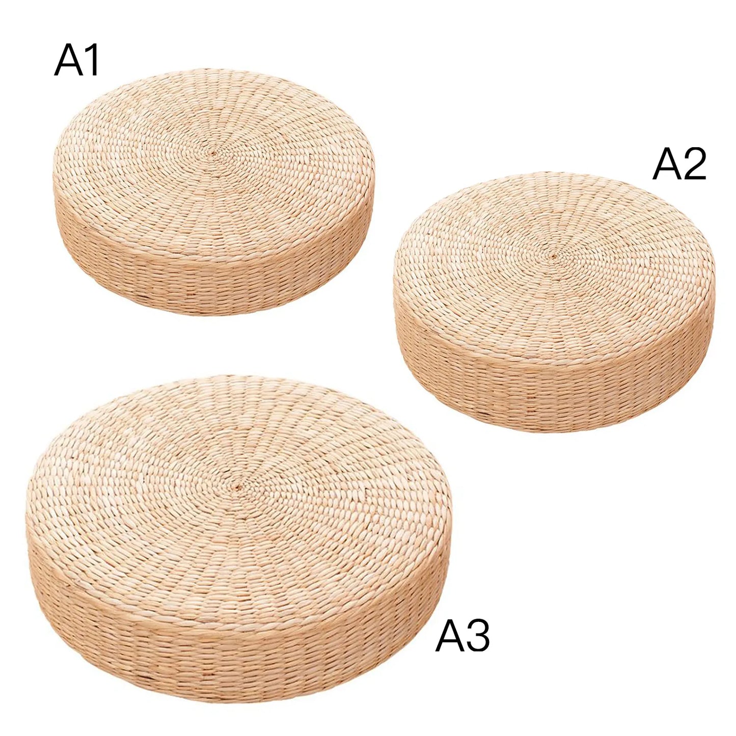 Handwoven Straw Seat Cushion