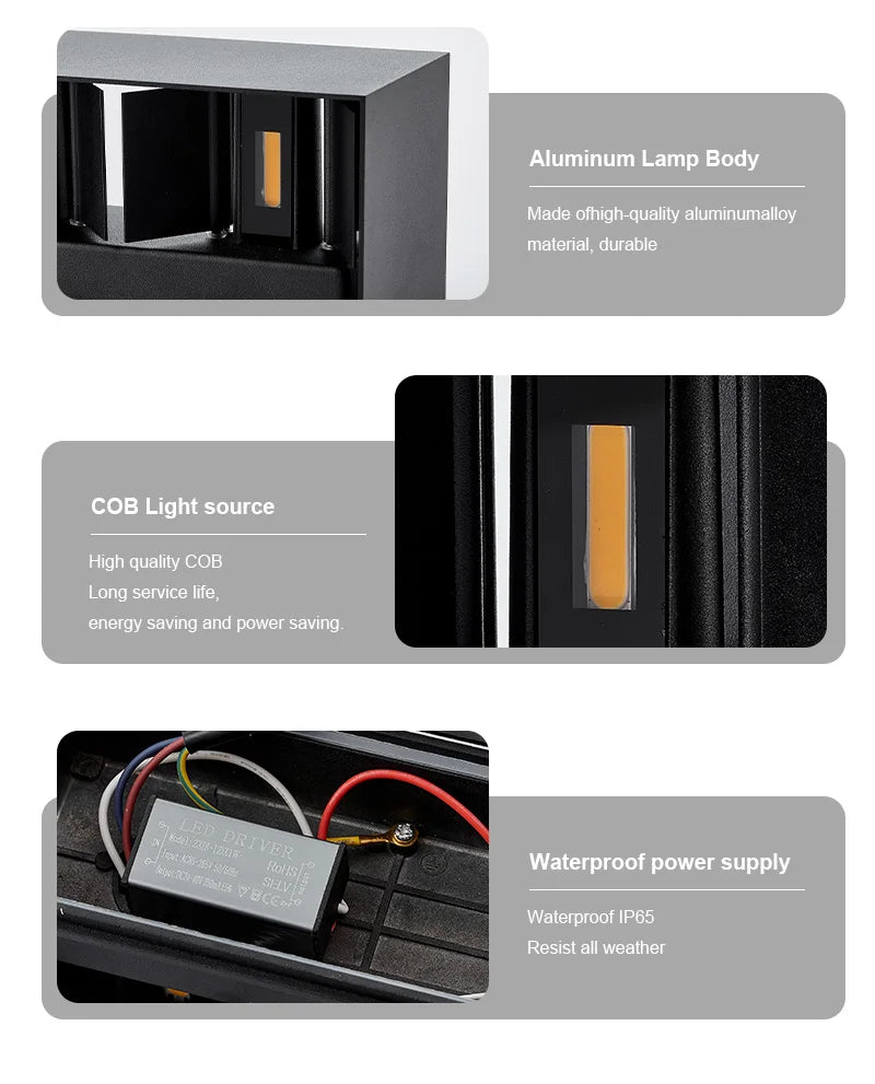 Modern Outdoor Wall Light