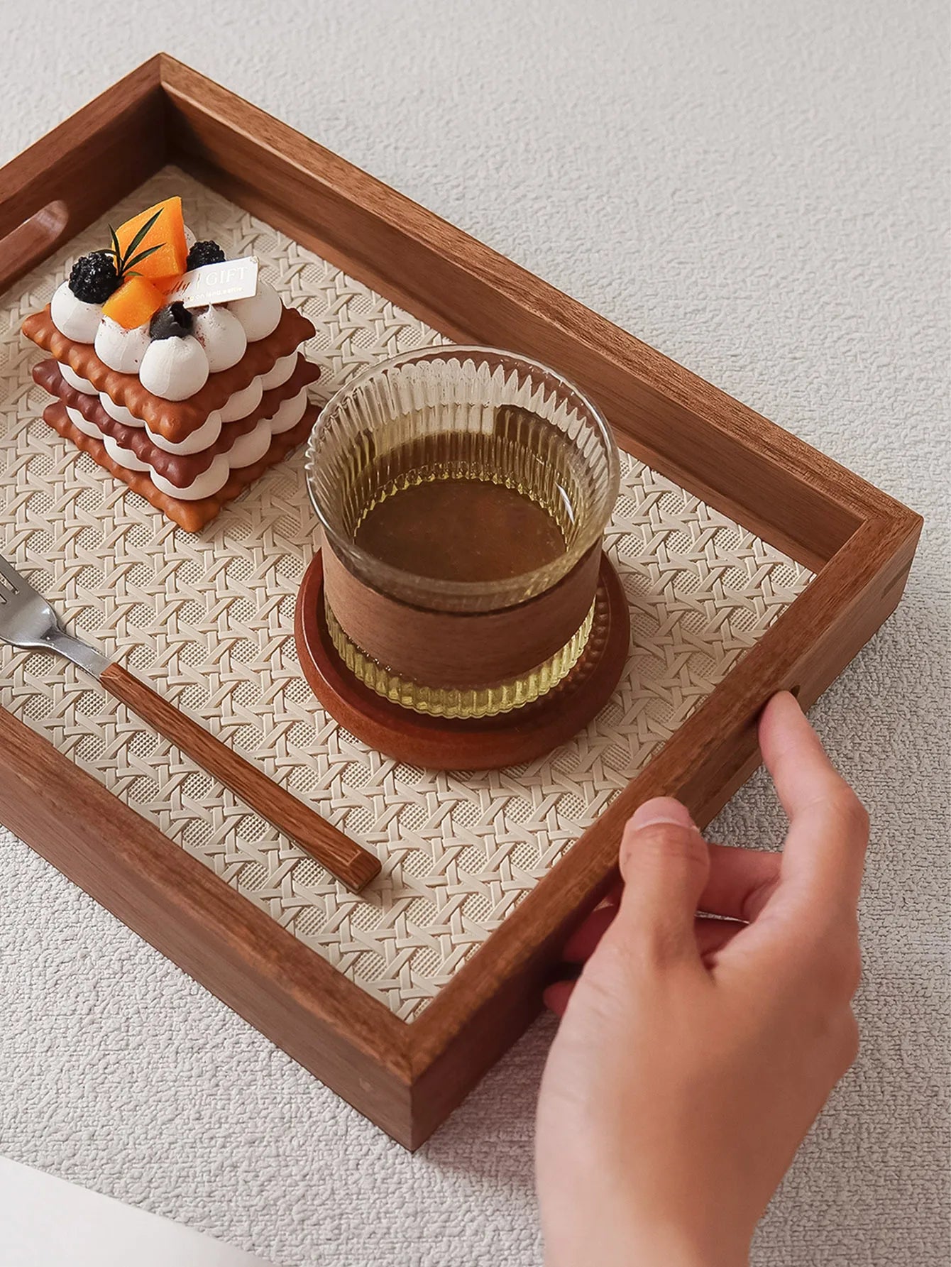 Acacia Wood Decorative Tray