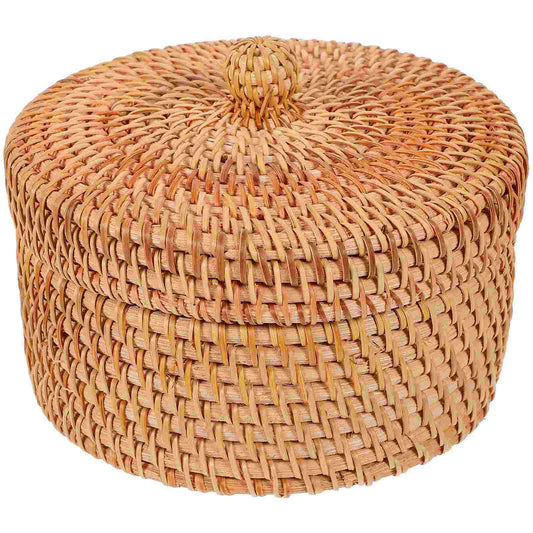 Handwoven Rattan Storage Basket