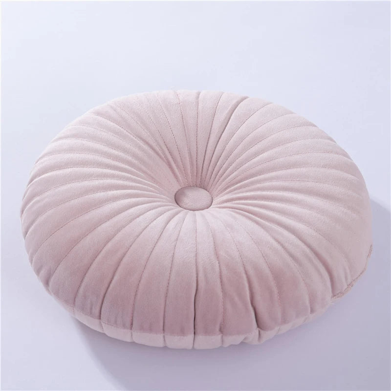 Round Pouf Throw Pillow