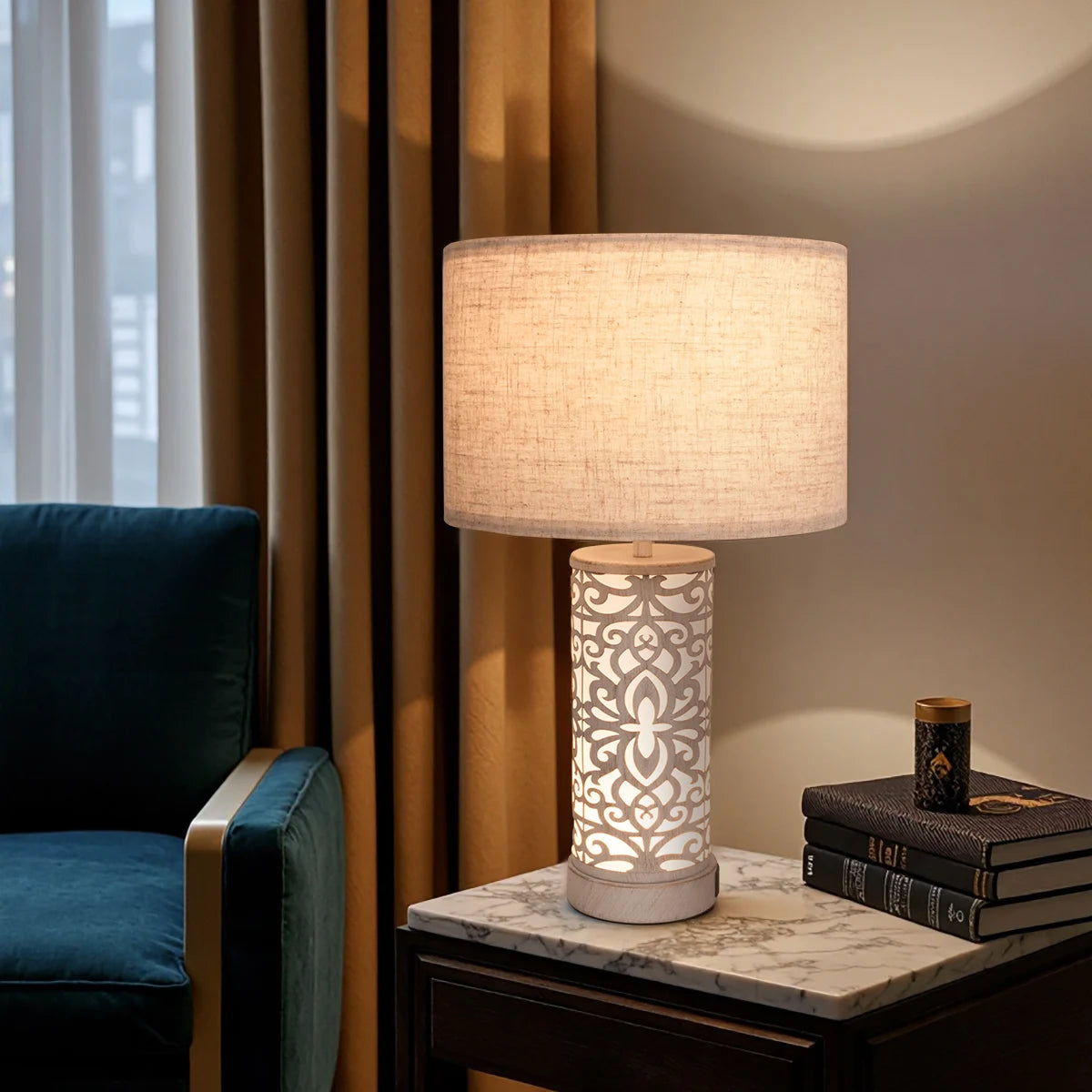 Premium Table Lamp with USB charging