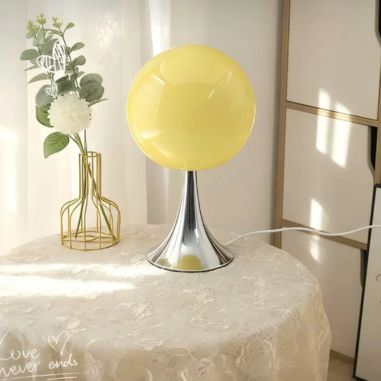 Modern Glass LED Table Lamp with Touch Control