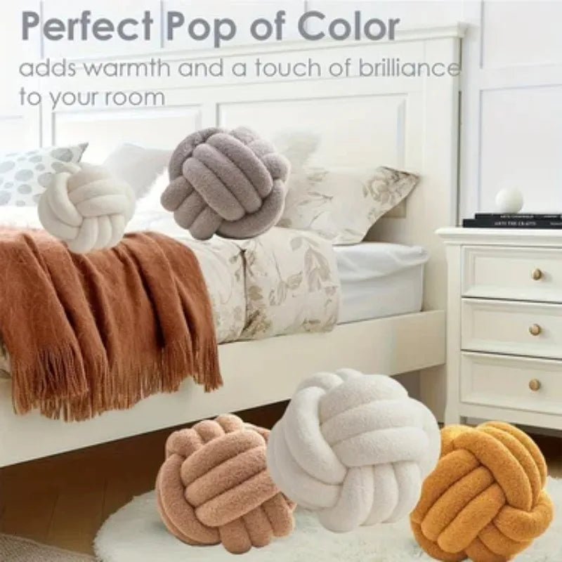 Round Decorative Knot Cushion