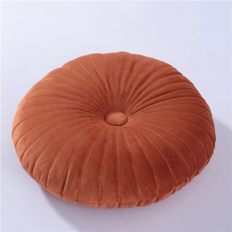 Round Pouf Throw Pillow