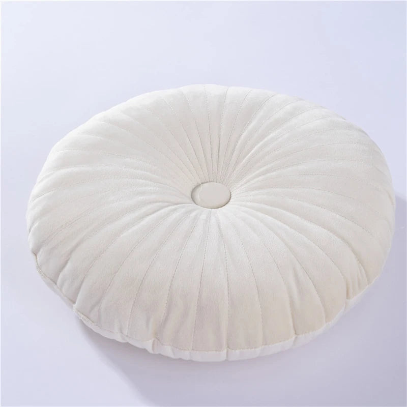 Round Pouf Throw Pillow