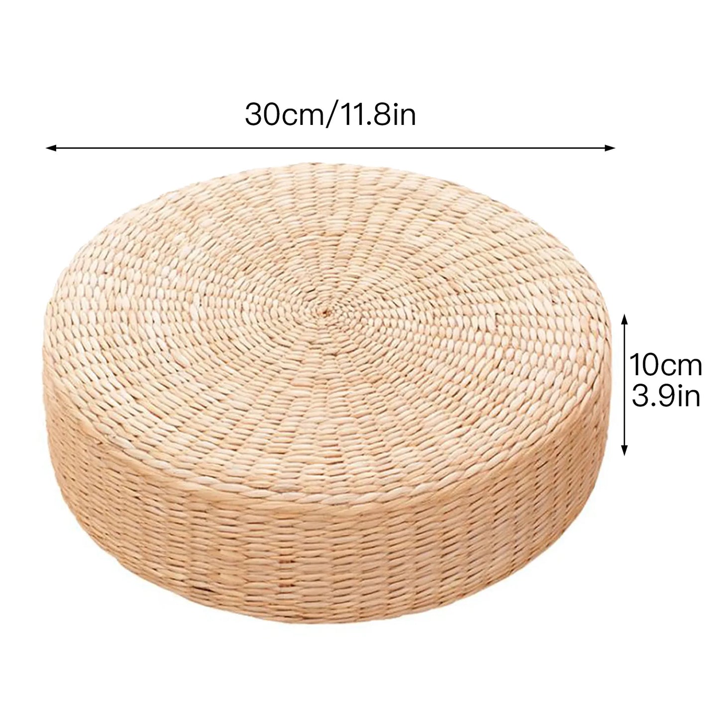 Handwoven Straw Seat Cushion