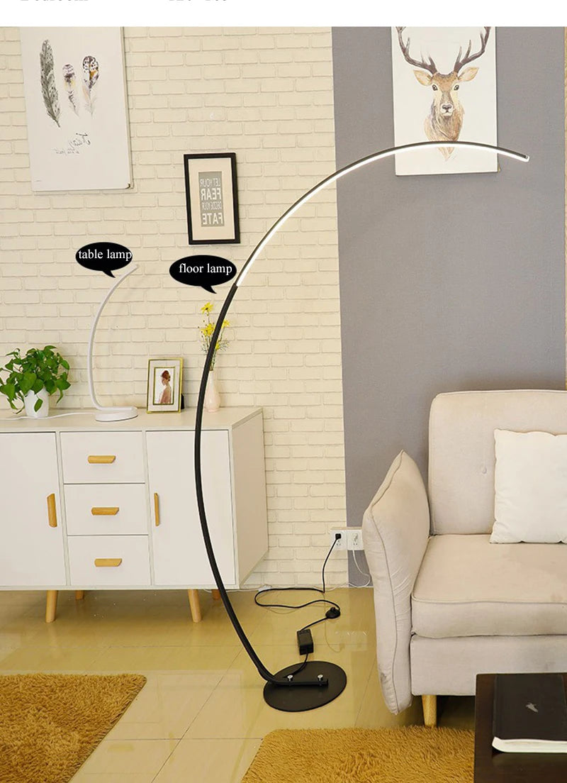 Linea Corner Floor Lamp