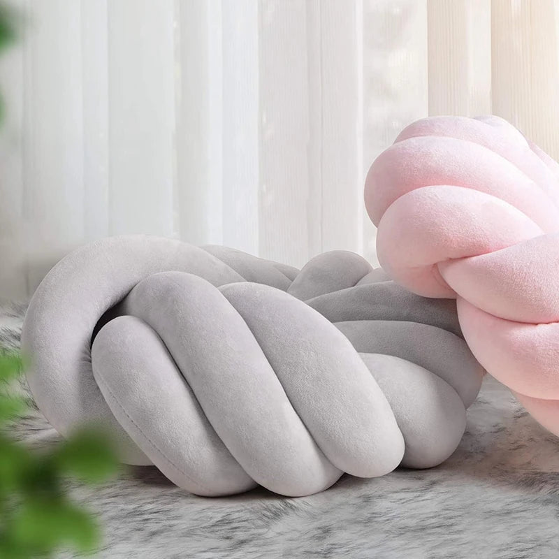 Handmade Knotted Ball Cushion