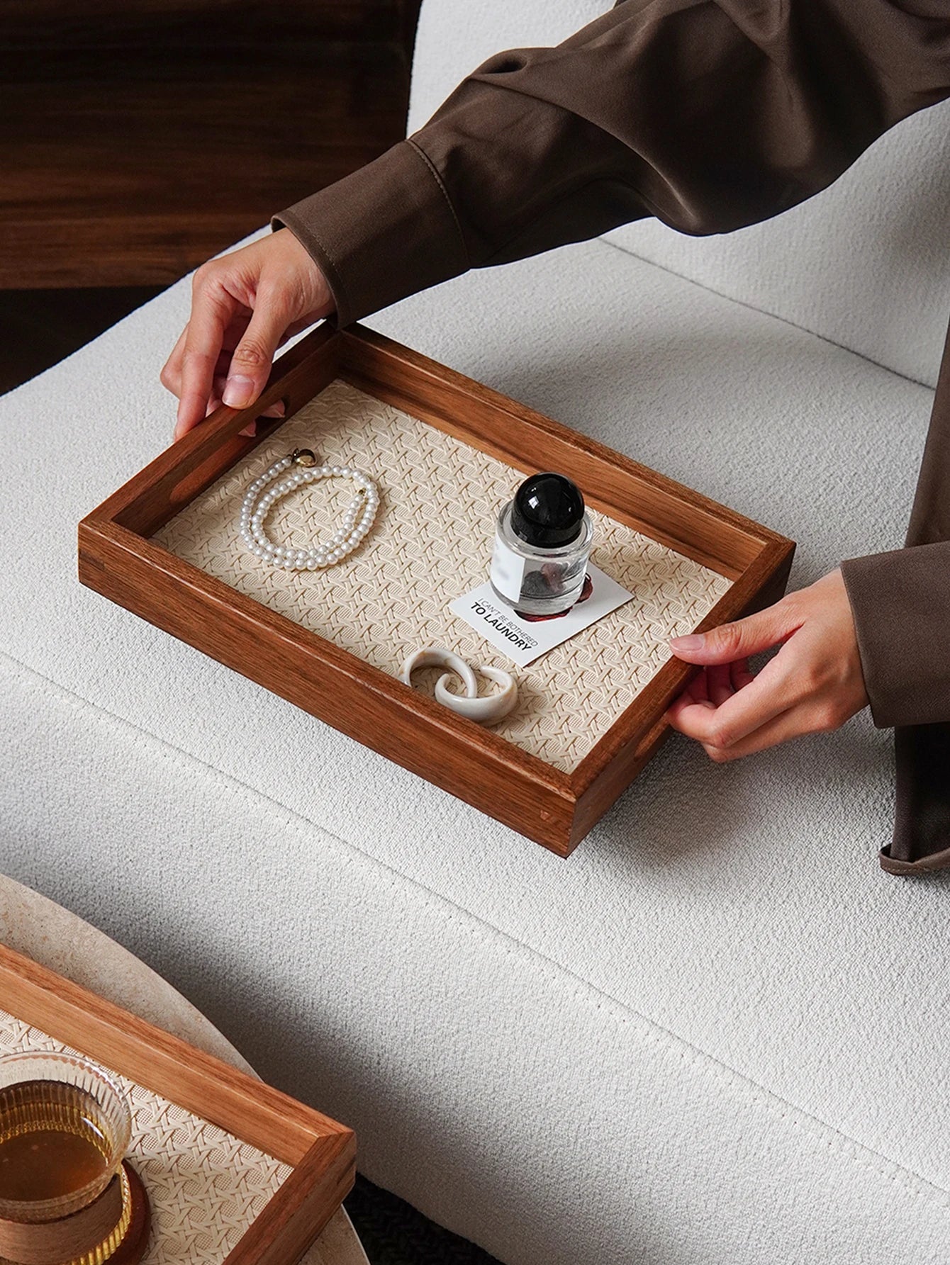 Acacia Wood Decorative Tray